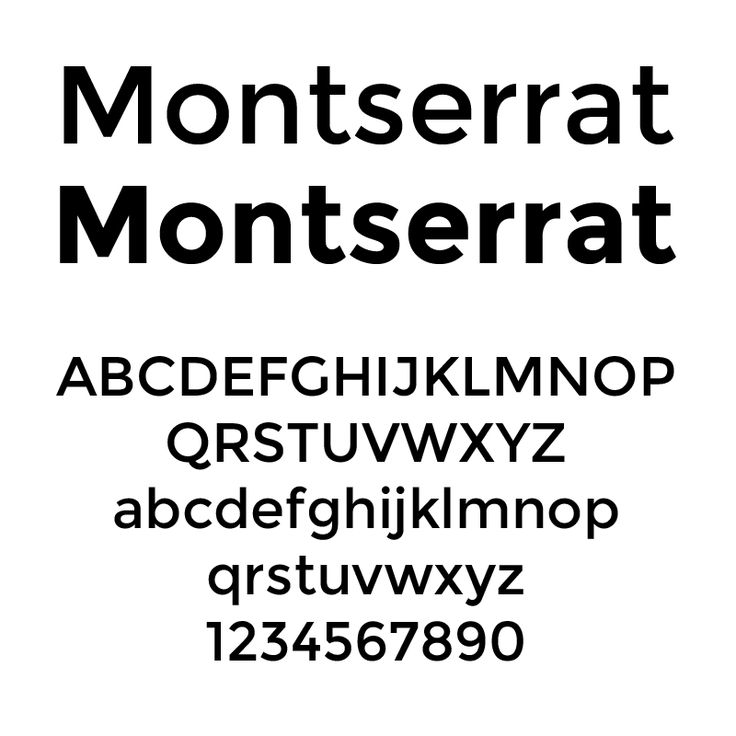 montserrat free font download