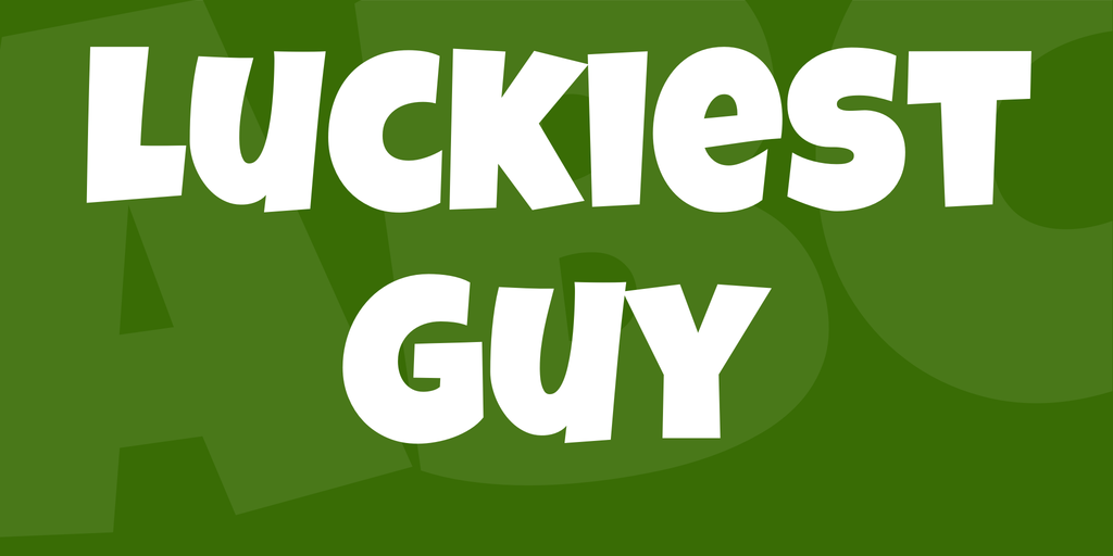 Luckiest Guy Download For Free And Install For Your Website Or Photoshop