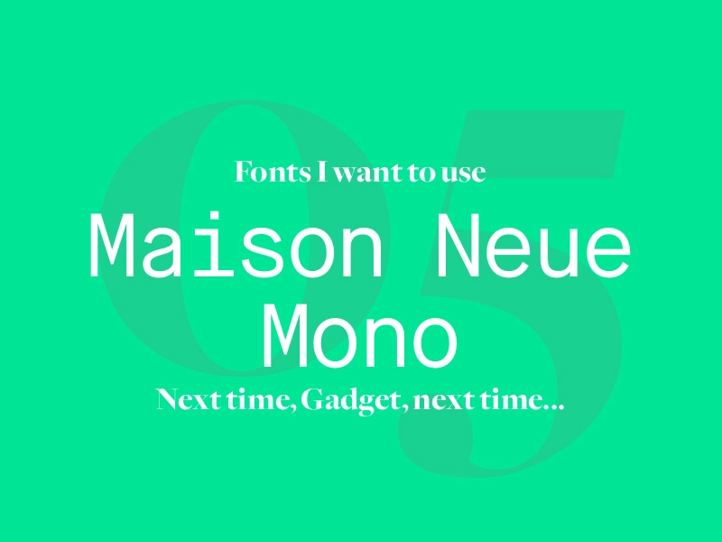 Maison Mono