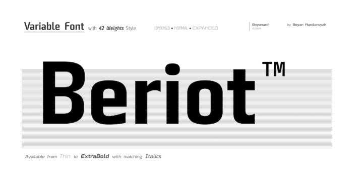 Beriot: download for free and install for your website or Photoshop.