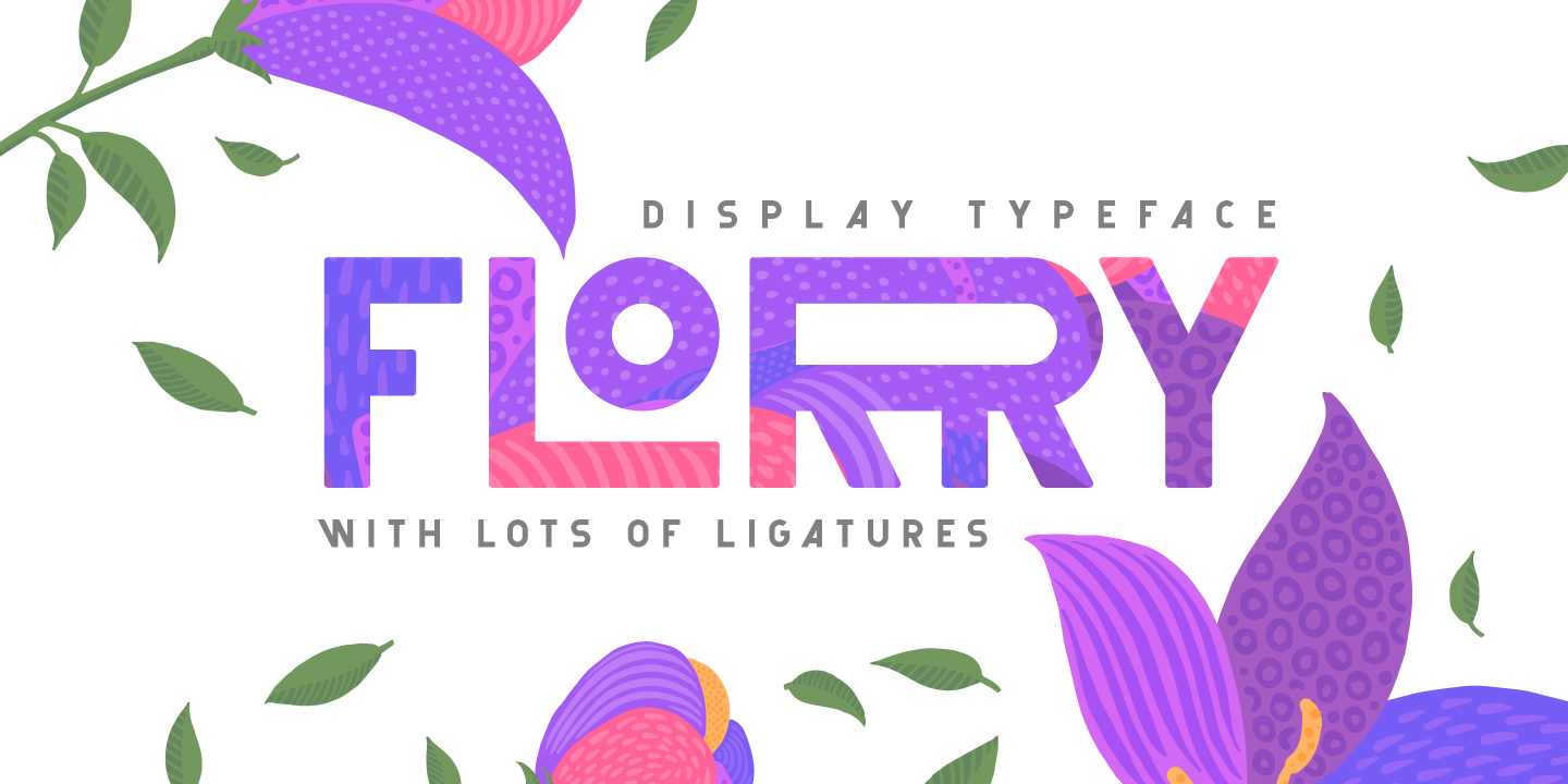 Florry: download for free and install for your website or Photoshop.