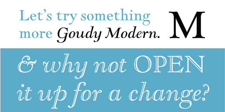 Goudy Modern