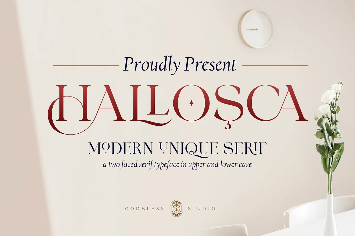 Hallosca Serif Typeface