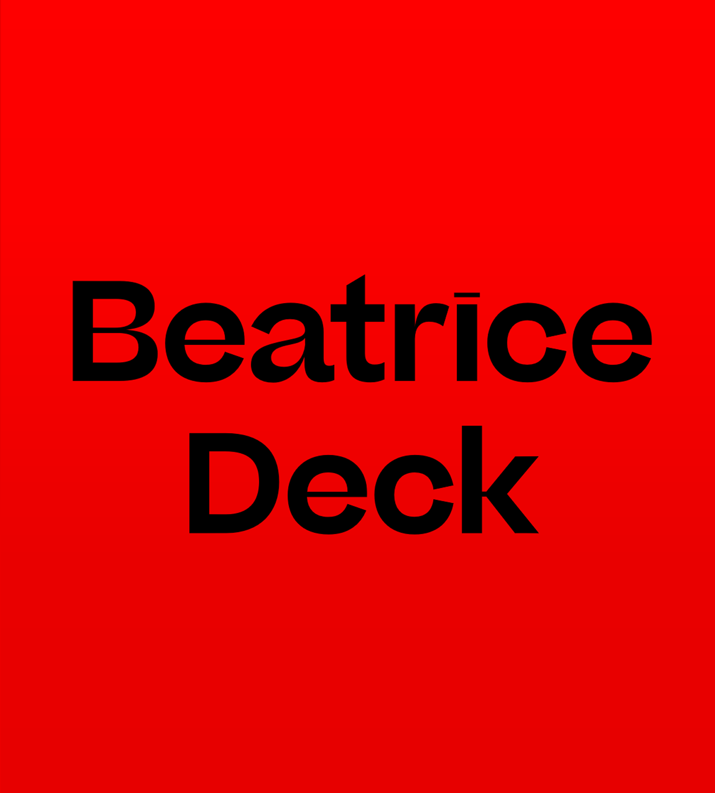 Beatrice Deck download for free and install for your website or