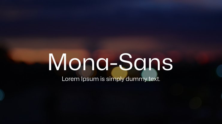 Mona Sans