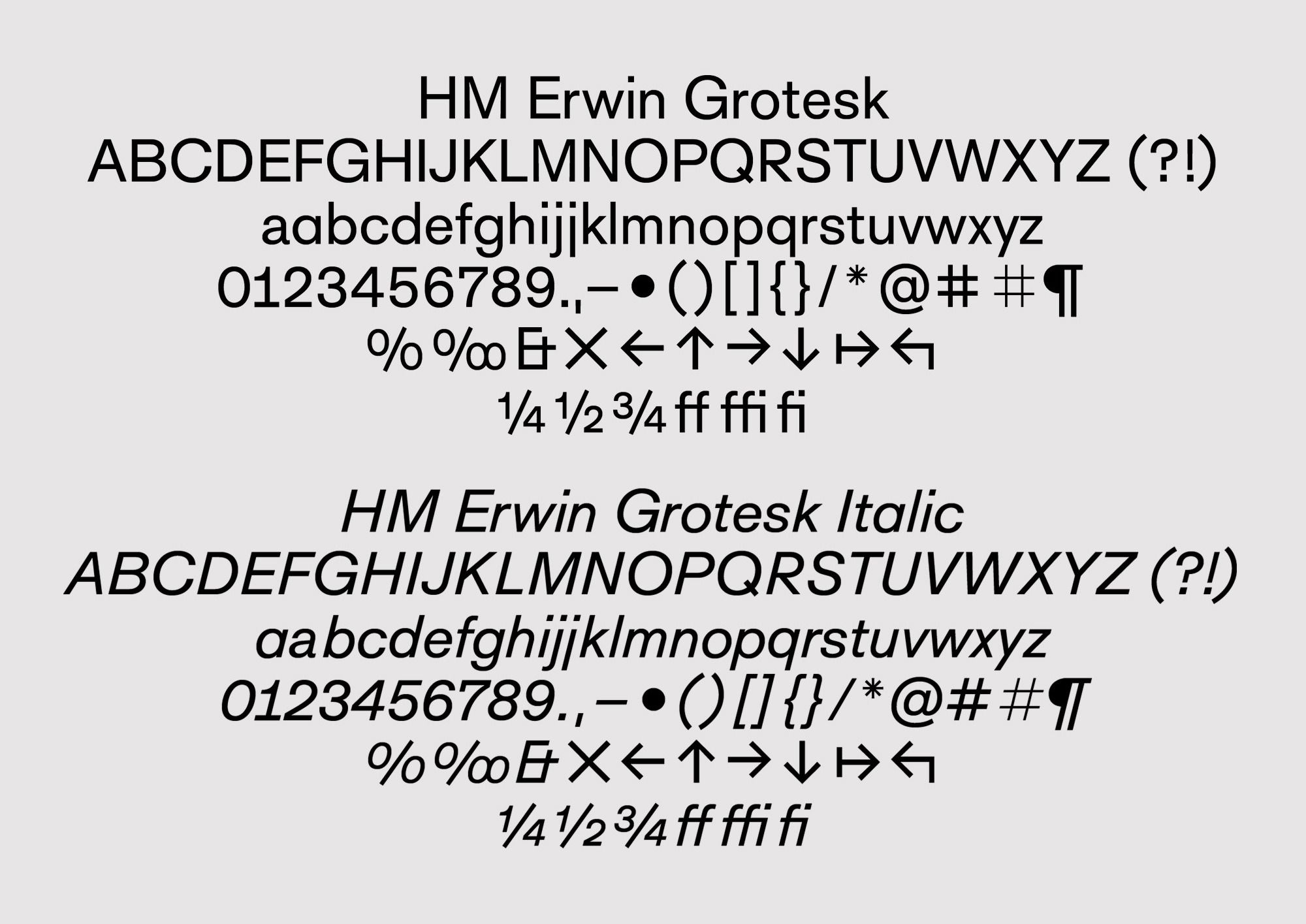 Hombroich Grotesk