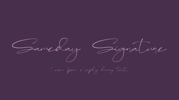 Sameday Signature
