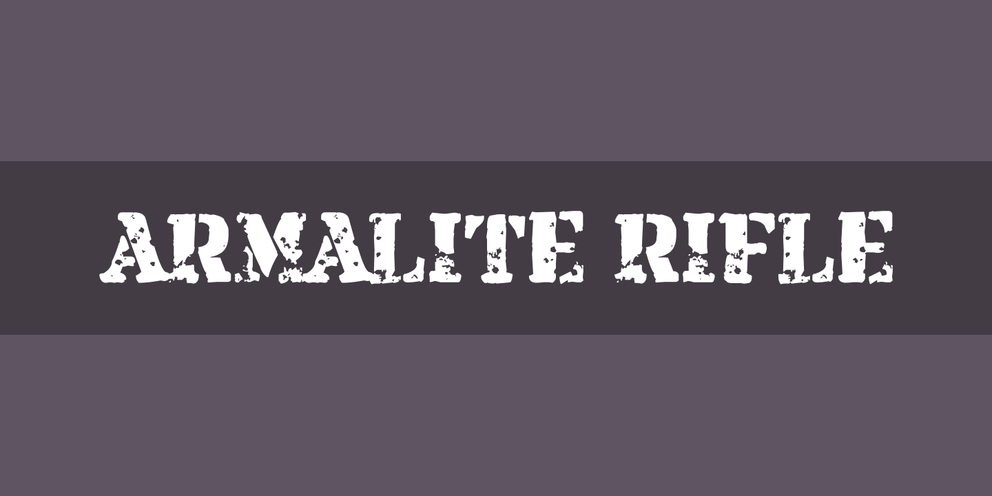 Armalite Rifle