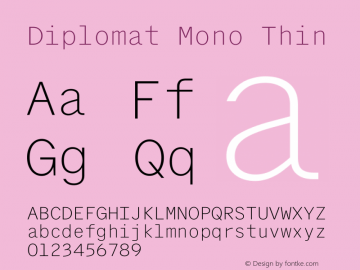Diplomat Mono