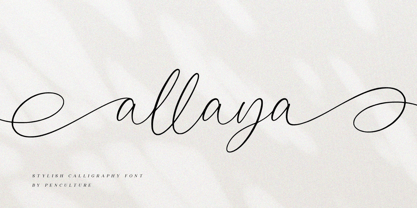 Allaya: download for free and install for your website or Photoshop.