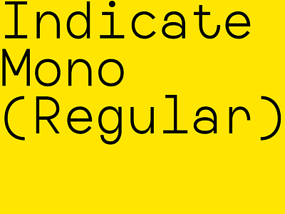 Indicate Mono