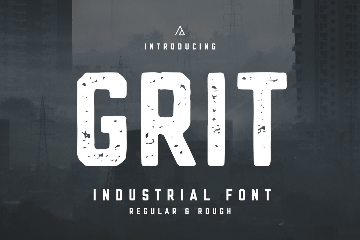 Grit: download for free and install for your website or Photoshop.