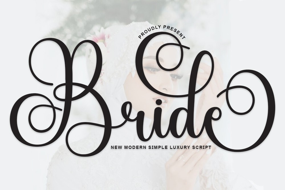 Bride: download for free and install for your website or Photoshop.