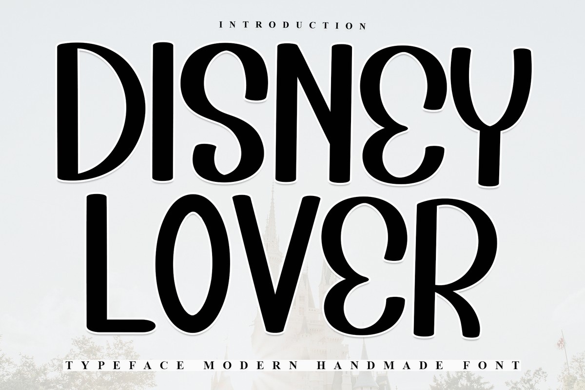 Disney Lover: download for free and install for your website or Photoshop.