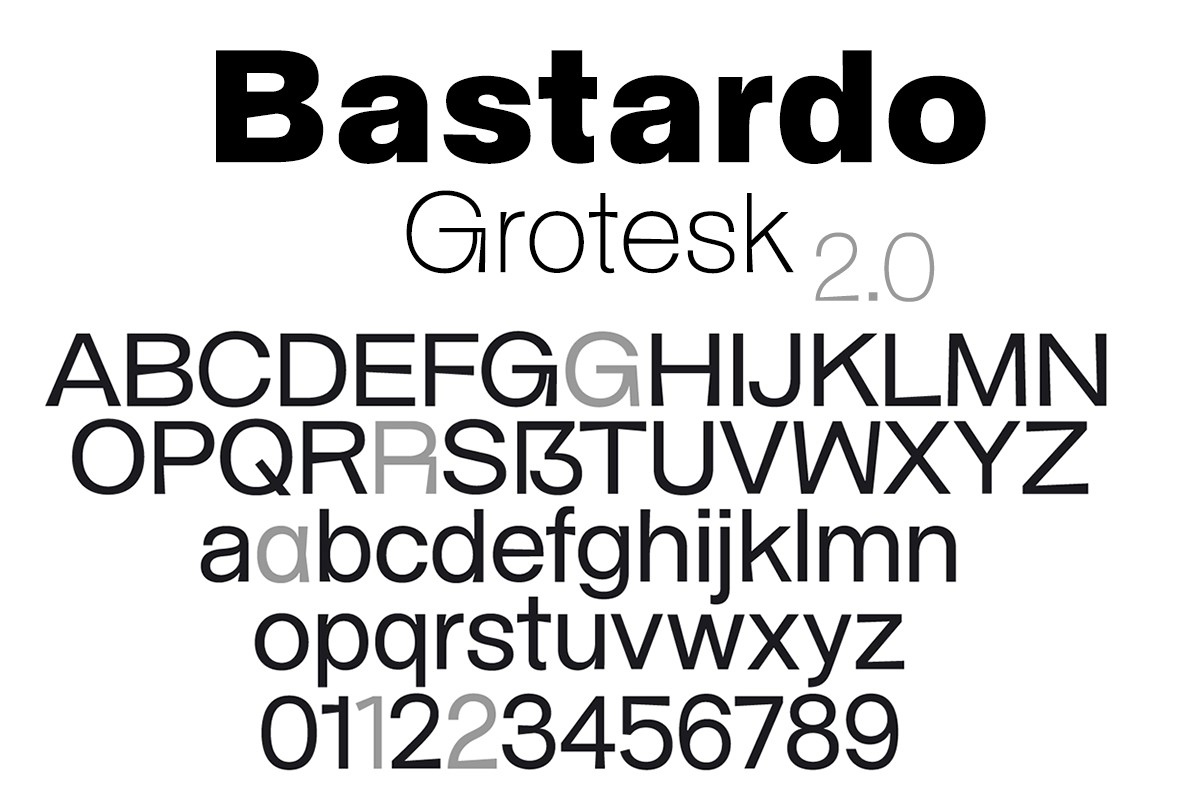 Bastardo Grotesk