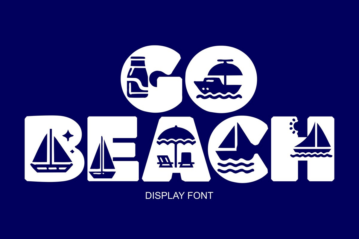 Go Beach: download for free and install for your website or Photoshop.
