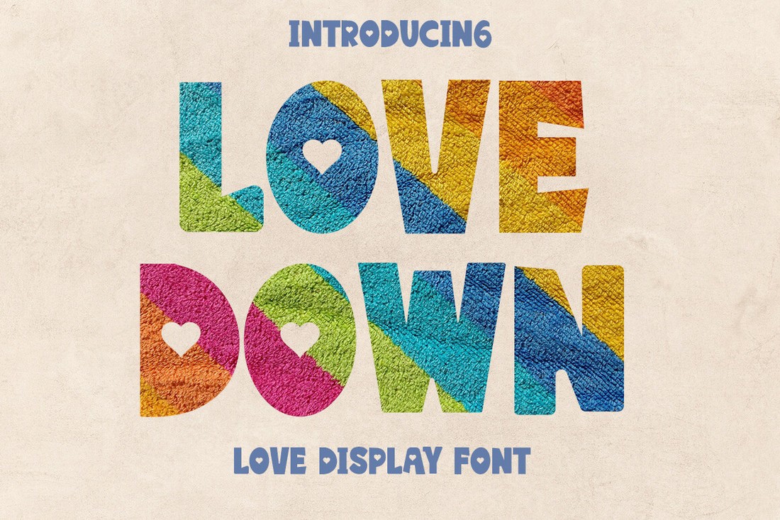 Love Down: download for free and install for your website or Photoshop.